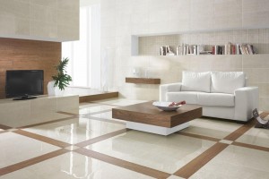 white-loveseat-with-trendy-coffee-table-design-feat-wall-niche-bookshelf-plus-luxury-tile-flooring-for-living-room-ideas    